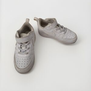 Nike Court Borough Low 2 TD White Toddler 9C Leather Sneakers Classic